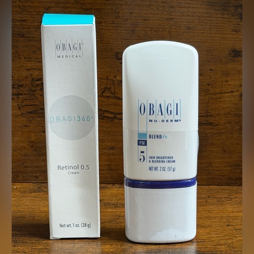 Obagi Retinol 0.5 + Obagi Nu-Derm Blend Fx #5 PM | Medical Grade Skincare | NEW - Picture 2 of 16